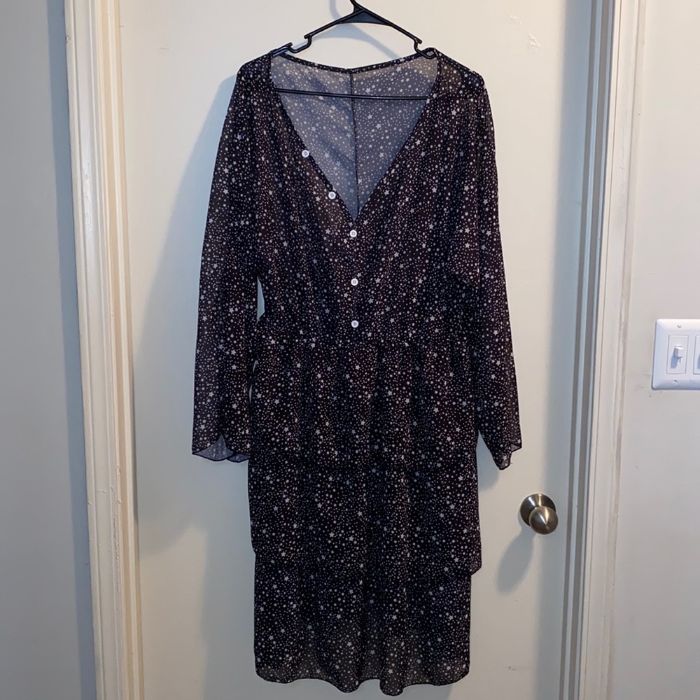 Sheer Midi Dress